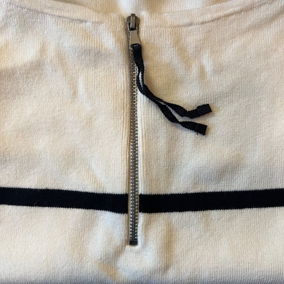 NWT LOFT Striped Short Sleeve Sweater - Picture 3 of 4